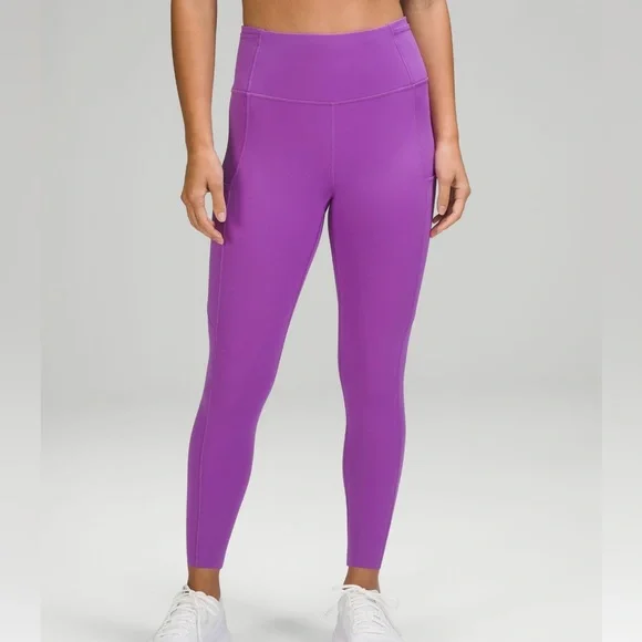 Lululemon Fast and Free HR crop 23” - Picture 1 of 7